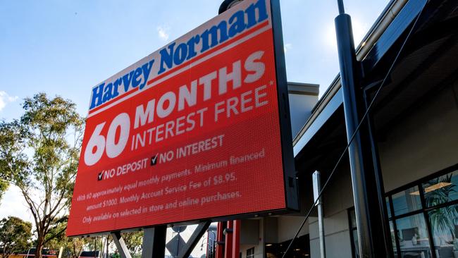 The class action is seeking compensation for consumers who bought Product Care from Harvey Norman, Domayne and Joyce Mayne between September 20, 2018 and September 19, 2024 Picture: NewsWire / David Geraghty