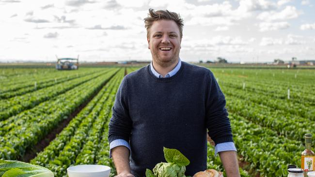 Farm to Fork co-host Michael Weldon. Pics: Channel 10.