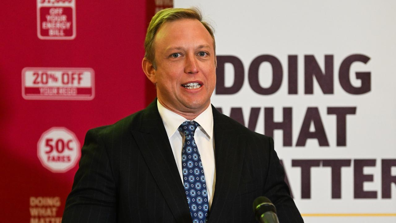 Queensland Premier Steven Miles has expressed concern about the impact of high migration on house prices and infrastructure. Picture: Dan Peled / NewsWire