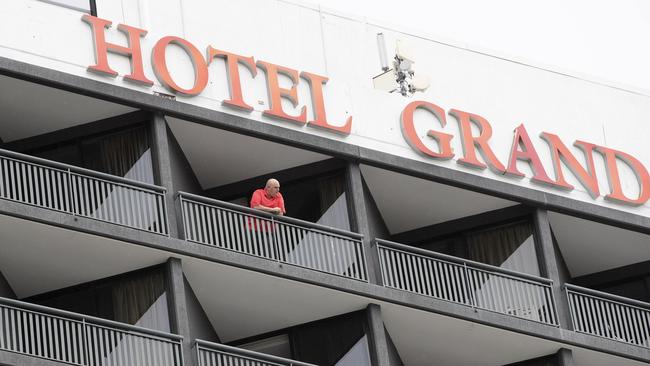 The Hotel Grand Chancellor was the scene of an outbreak. (News Corp/Attila Csaszar)