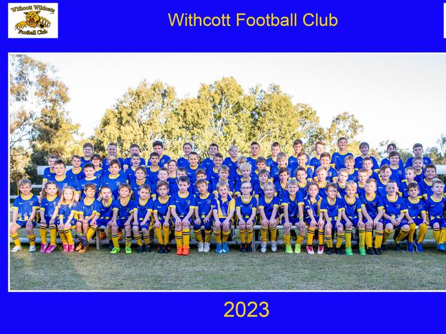 The Withcott junior boys and girls have been named team of the week. Picture: Football Qld, Julie Cooper Photography