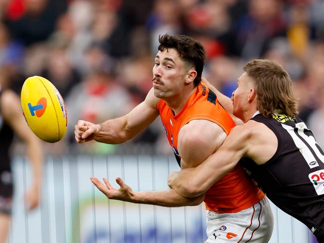 Ash had a standout game against St Kilda in the elimination final with 31 touches and nine intercept possessions. Picture: Dylan Burns/AFL Photos via Getty Images