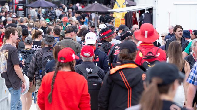 VAILO Adelaide 500 crowds increased from last year. Picture: Brett Hartwig