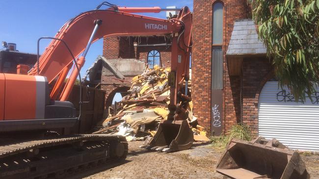 Demolition works are underway at the former Frankston Ambassador function centre.