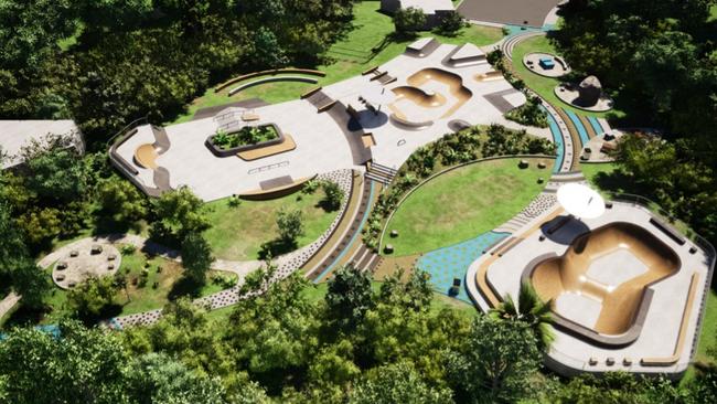 Byron Shire Council has released its final concept plans for the $2.6 million Byron Bay skate park, to be constructed in the Sandhills Estate.