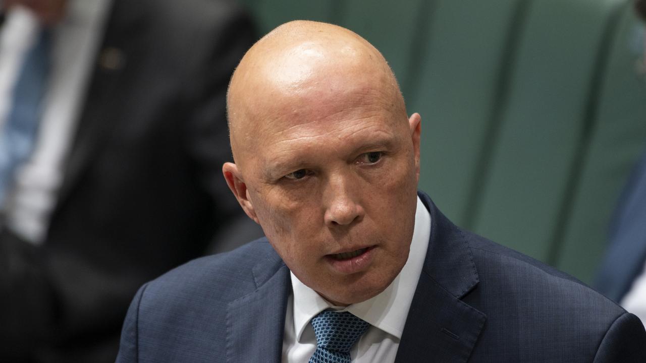 Defence Minister Peter Dutton. Picture: Martin Ollman/NCA NewsWire