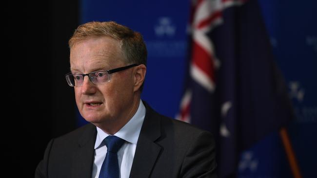 RBA governor Phillip Lowe spoke in Wagga Wagga today. (AAP Image/Joel Carrett)