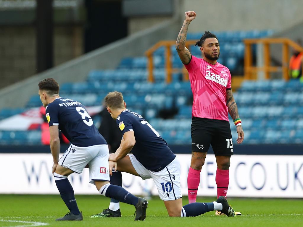 Footballers are taking a stand against racism.