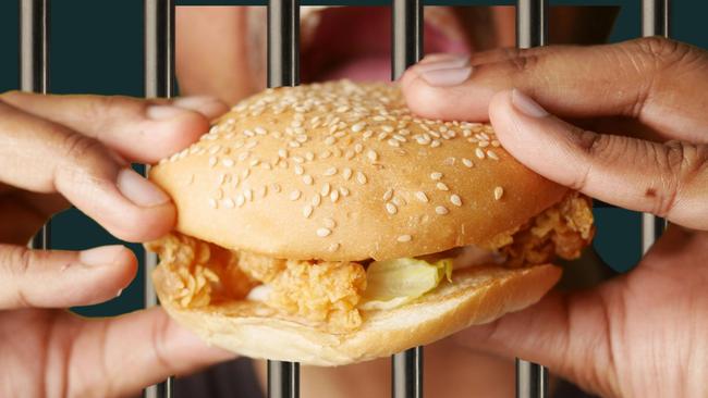 Billy Koskinas, 34, complained about the salads served in prison, telling the court he wanted McDonald's.