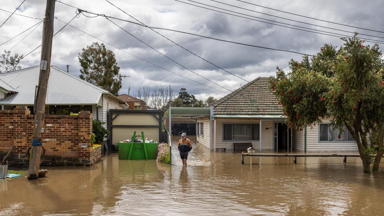 A resident leaves his Oakland St home in Maribyrnong. Picture: Getty Images