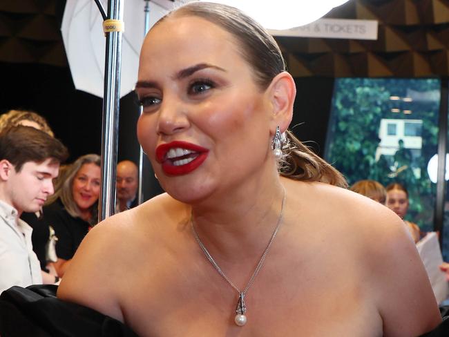 BRISBANE, AUSTRALIA - NewsWire Photos NOVEMBER 3, 2024: Former Australian tennis champion Jelena Dokic poses on the red carpet at the premiere of her documentary Unbreakable at the Brisbane Film Festival. Picture: NewsWire/Tertius Pickard