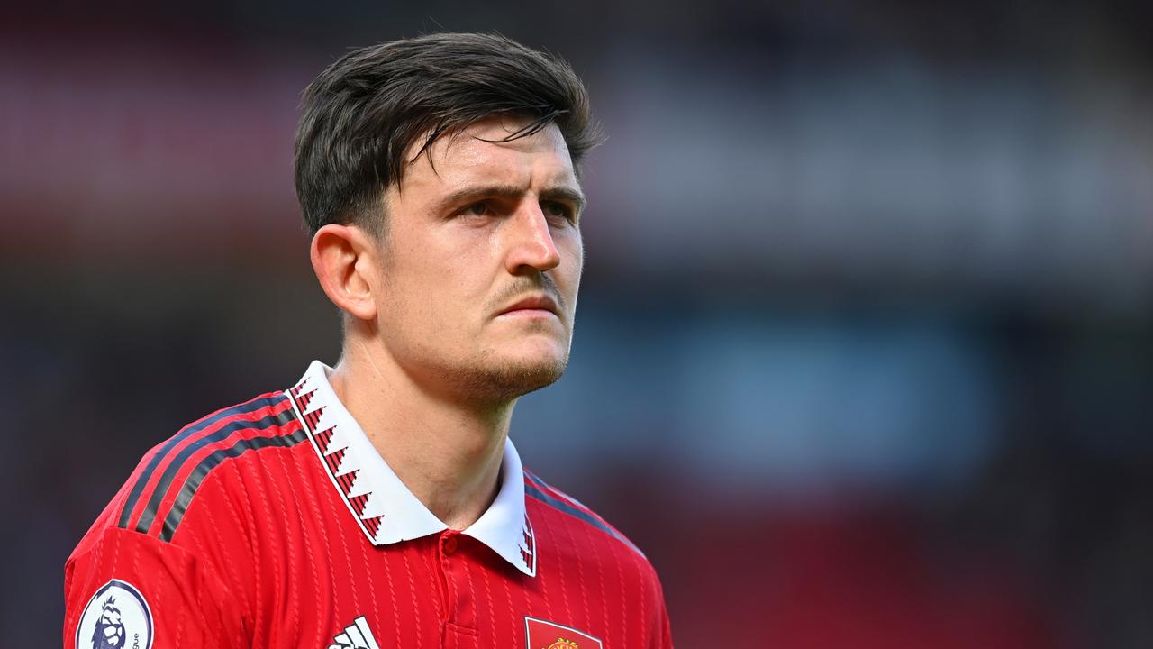Harry Maguire came under scrutiny from Merson. (Photo by Michael Regan/Getty Images)
