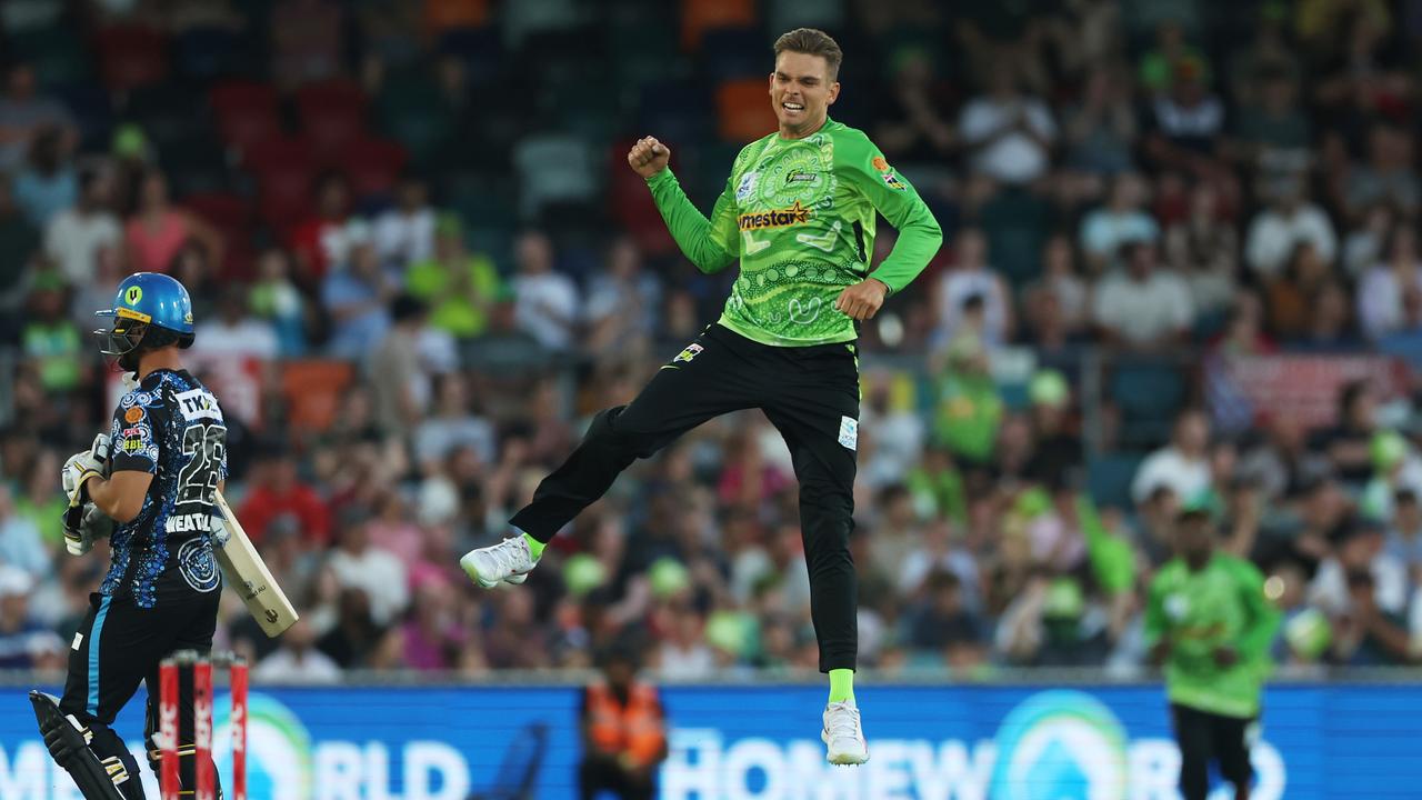 Green was brilliant on Tuesday with three key wickets in the Thunder’s win over Adelaide. Picture: Mark Metcalfe/Getty Images