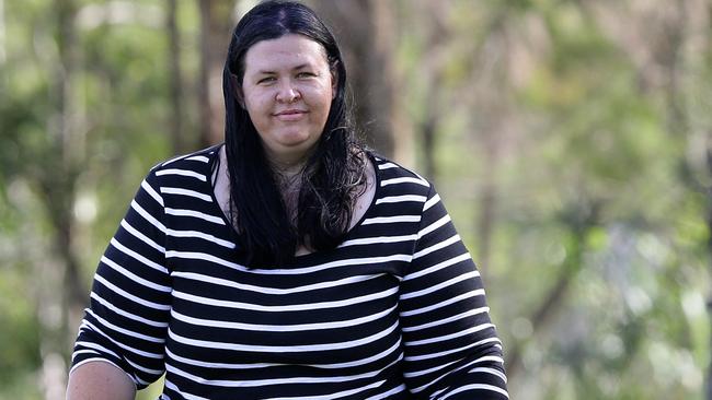 Stacey Jaundrell will remain in prison until December 13 for threatening to “shoot up” a Gold Coast school. Picture: Adam Head