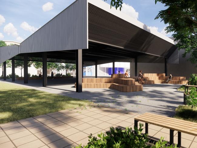 Artist concept images of Unley High School’s $32.5 million expansion.