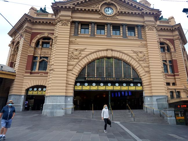 Melbourne’s streets will look like this again if another lockdown is introduced. Picture: NCA NewsWire / Andrew Henshaw