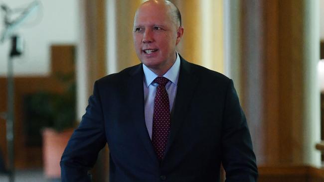 Peter Dutton supports Pauline Hanson on borders. Picture: Getty Images.