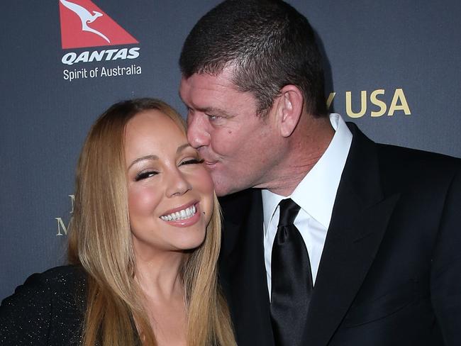 Carey and Packer, at the 2016 G'Day Los Angeles Gala, split last year. Picture: Jonathan Leibson/Getty Images