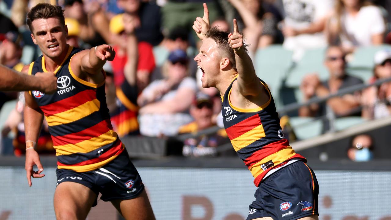 Live AFL 2021 Adelaide Crows defeat Geelong Cats, live scores, Round 1