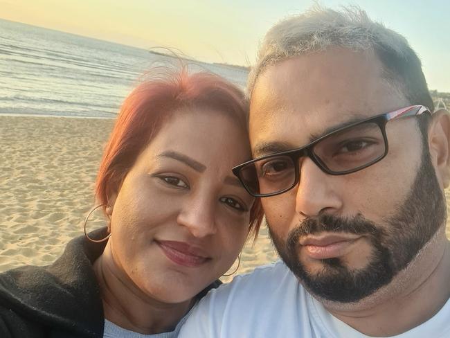 Dinush Kurera (Right) has been charged with the murder of his ex-partner, Nelomie Perera, who was found dead in her Sandhurst home December 3, 2022.