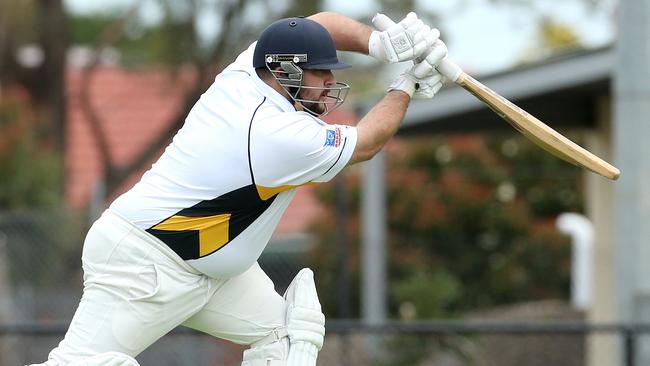 Mark Koutroubas in action for Sunbury United. Picture: Hamish Blair