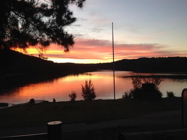 Sunset at Manly Dam Picture: Phillip Godbee