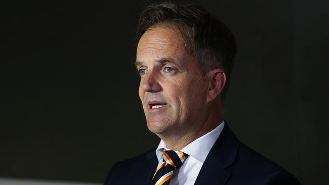 Wests Tigers CEO Justin Pascoe had nothing to do with the deal. (Brett Costello)