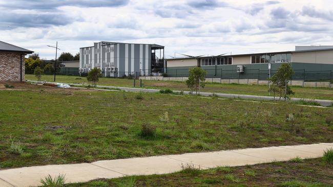 The land on Silvereye St Torquay earmarked for a Haven Foundation development that neighbours Torquay Coast Primary School. Picture: Alison Wynd