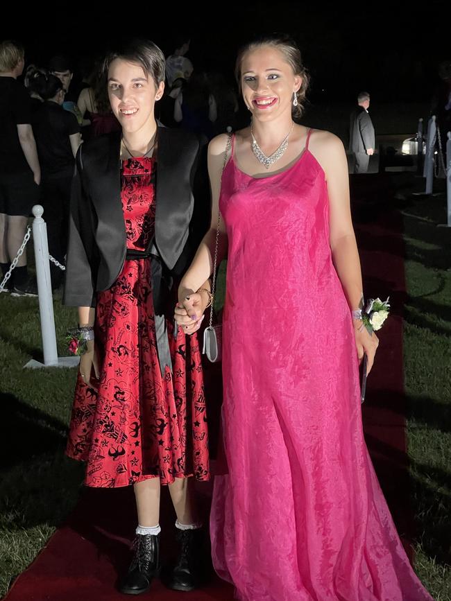 Aldridge State High School students at their formal.