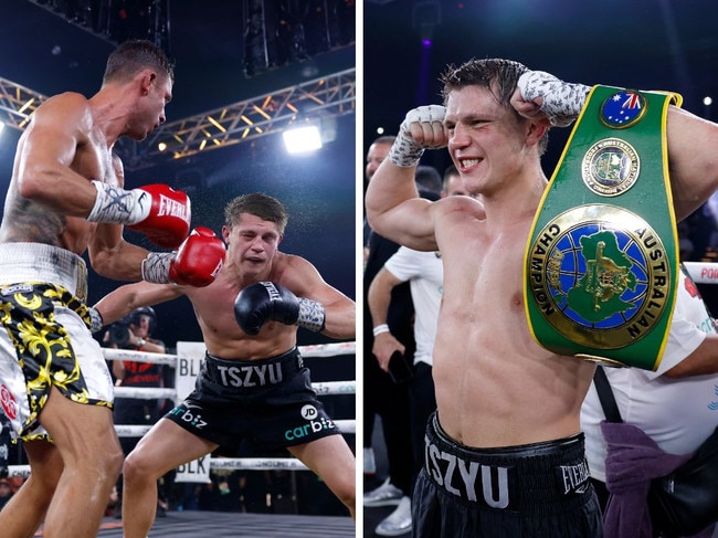 Nikita Tszyu defended his Aussie title.