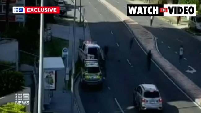 Police and paramedics attacked on highway (9 News)