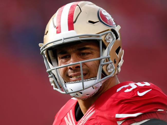 Jarryd Hayne when he played NFL in the United States in 2016. Picture: Ezra Shaw