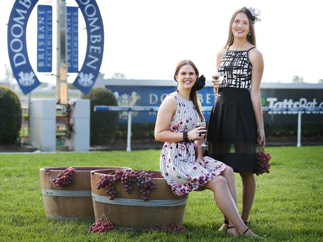 Gourmet racingFood and the races are a sure bet at Food and Wine at the Races at Doomben Racecourse on Saturday. In between the horse races see cooking demos by Alastair McLeod, join the grape stomping and feast on food from more than 30 market stalls. Amanda Grant, 27, Nundah, and Ashlee Paschke, 20, Kawana, prepare for grape stomping. More details