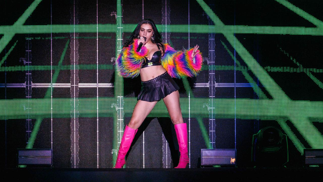 Charli XCX, performing at the Sydney WorldPride Opening Concert last year, is expected to be playing here in February. Picture: David Swift