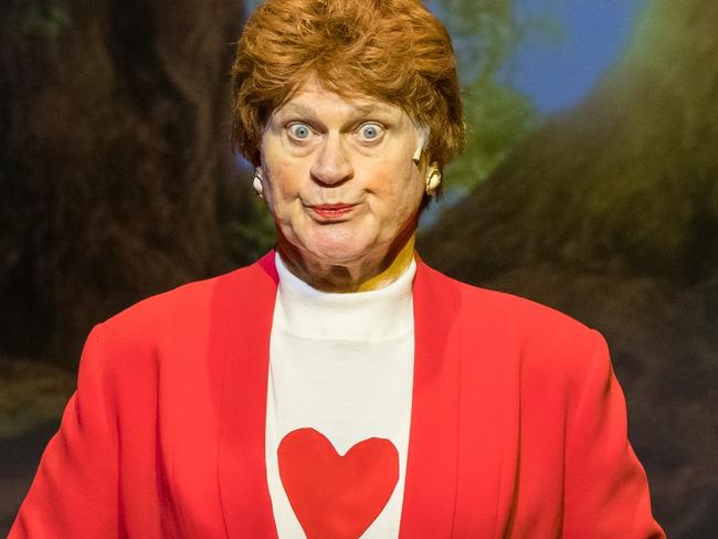 Sydney Weekend Magazine: The Wharf Review.,  	Drew Forsythe as Pauline Hanson THE WHARF REVUE LOOKING FOR ALBANESE (c) Vishal Pandey