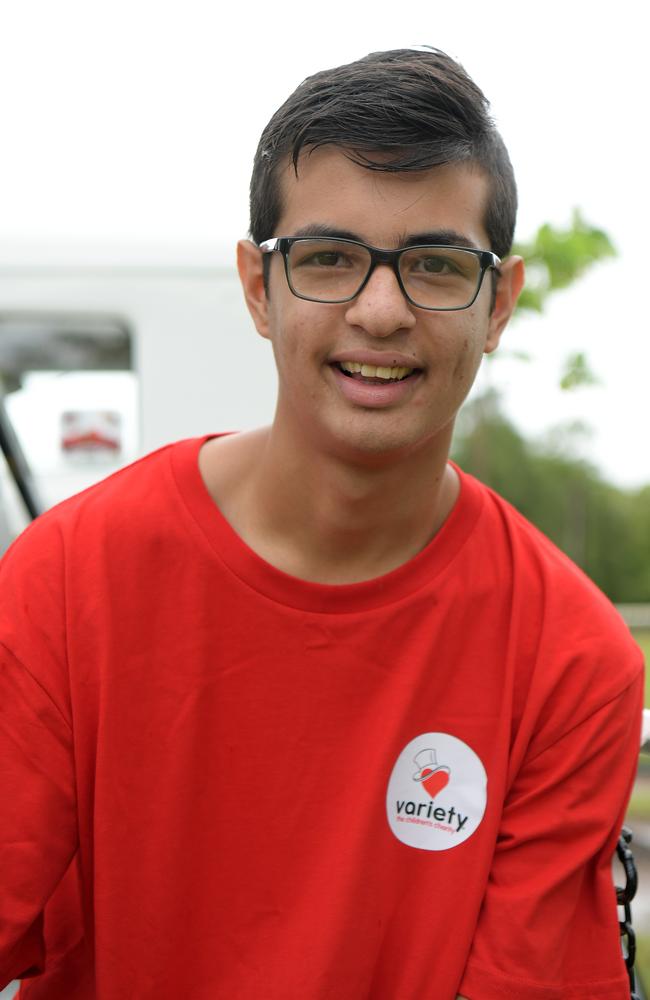 Aaron Norton, 17 attends Variety's Freedom Camps which are supported by funds raised by the Variety NT Darwin Ute Run. Picture: (A)manda Parkinson