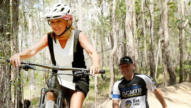 Gold Coast Deputy Mayor Donna Gates at the opening of the new and upgraded trails in Nerang National Park ahead of Gold Coast 2018 Commonwealth Games. Picture Mike Batterham