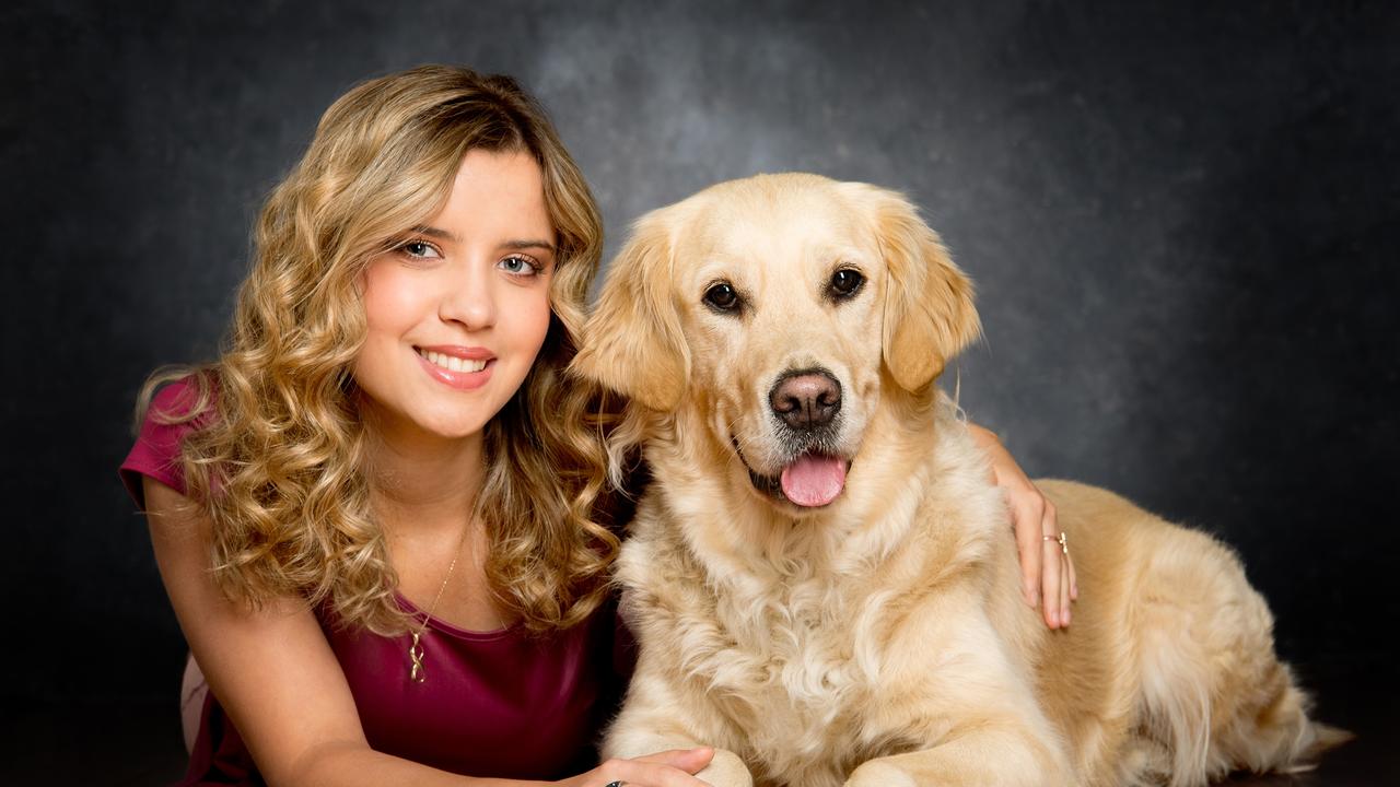 Rachael Leahcar with guide dog Ella. Picture: Supplied.