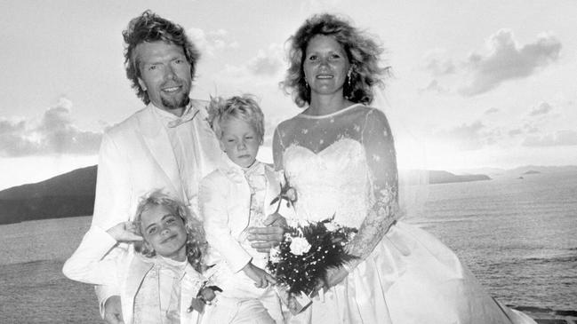 Branson on his wedding day.