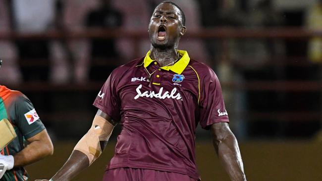 West Indian captain Jason Holder is coming to the Big Bash. Picture: AFP Photo / Randy Brooks