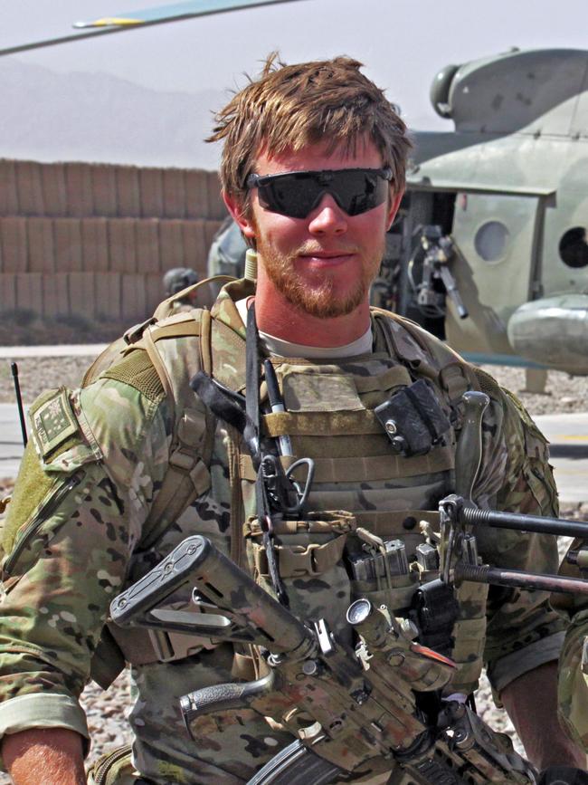 ADF Sapper Rowan Robinson was killed in action during a fire fight in Helmand province in 2011. Sapper Robinson was a 23-year-old specialist combat engineer from the Sydney based Incident Response Regiment (IRR). Picture: Supplied