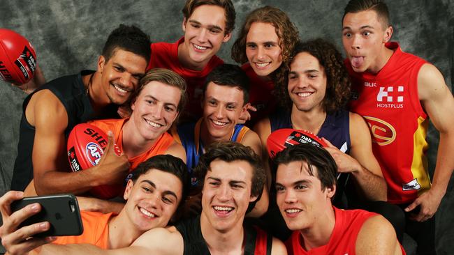 Some draftees from the class of 2016 are set to debut in Round 1. Picture: Toby Zerna