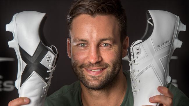 Jimmy Bartel became Product Development Director with XBlades. Picture Jay Town.