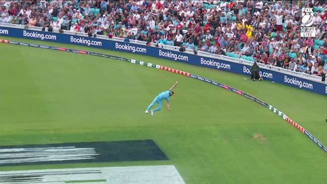 Ben Stokes takes an outrageous catch in England's win over South Africa