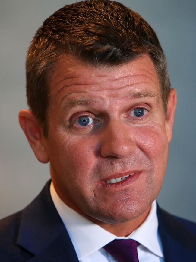 Former NSW Premier Mike Baird enforced the tough regulations. Picture: Aaron Francis / The Australian