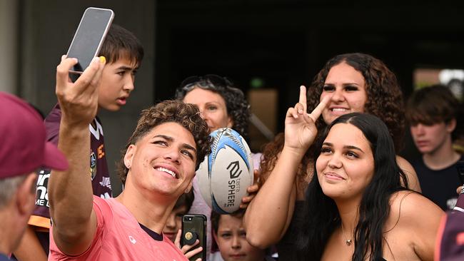 He’s also a firm fan favourite. Photo: Lyndon Mechielsen/Courier Mail