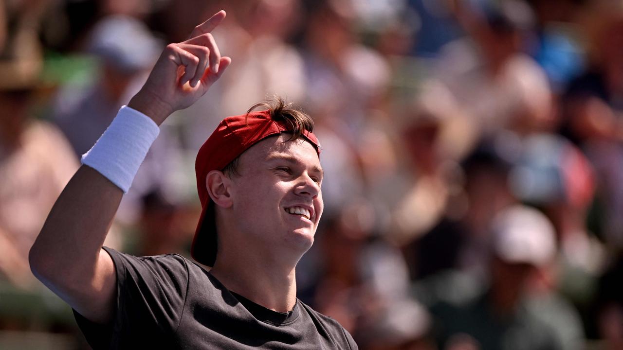 At 20 years old, Rune believes he is ready to win a grand slam. Picture: AFP