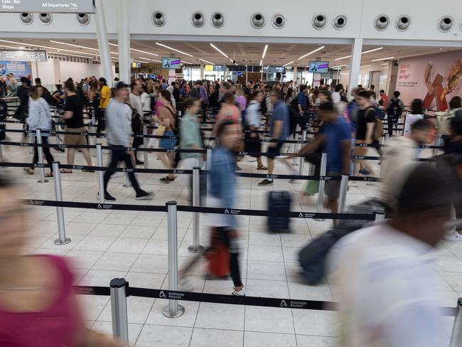 ADELAIDE, AUSTRALIA - NewsWire Photos 1,April, 2024: Busiest day of the year at Adelaide airport.  Picture: NCA NewsWire / Kelly Barnes