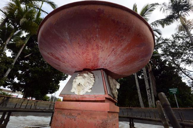 The Lions Fountain at the Lismore City Hall. Photo Cathy Adams / The Northern Star. Picture: Cathy Adams