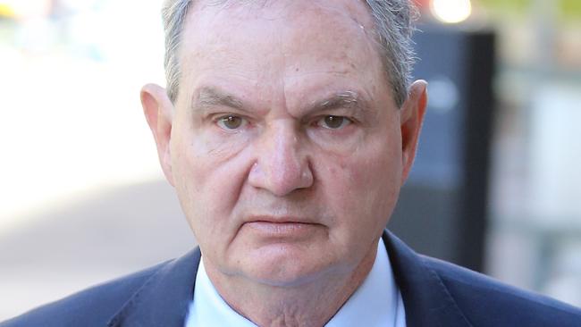 Paul Pisasale outside a Brisbane court in July 2019. Picture: AAP Image/Richard Gosling